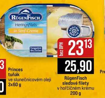 RügenFisch sledové filety v hořčičném krému 200 g