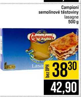 Campioni semolinové těstoviny lasagne 500 g 