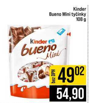 Kinder Bueno Mini tyčinky 108 g