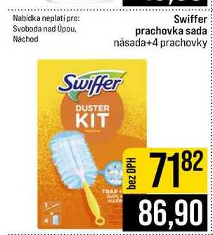 Swiffer prachovka sada násada+4 prachovky