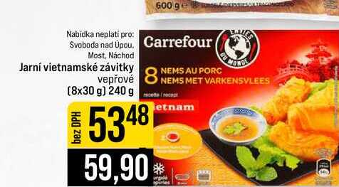 Jarní vietnamské závitky (8x30 g) 240g