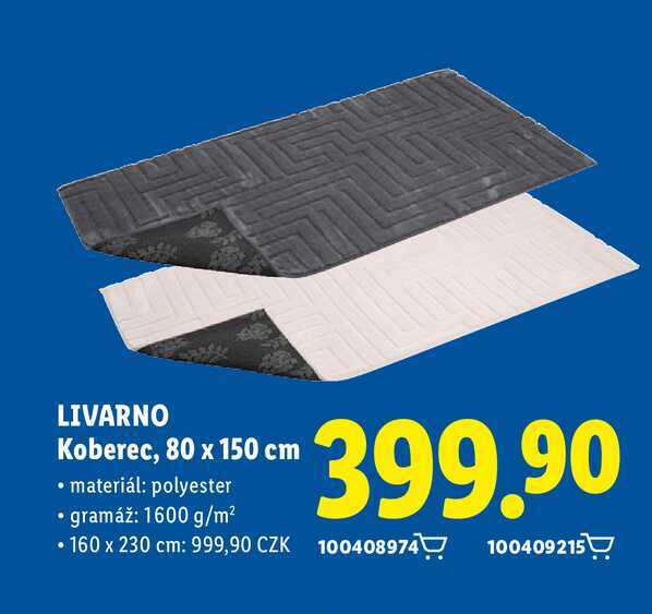 LIVARNO Koberec, 80 x 150 cm