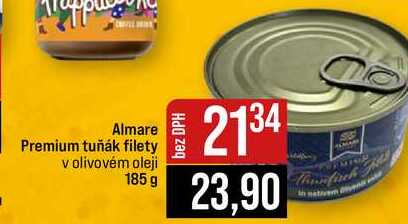 Almare Premium tuňák filety v olivovém oleji 185 g