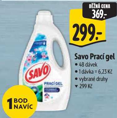 Savo Prací gel, 48 dávek 