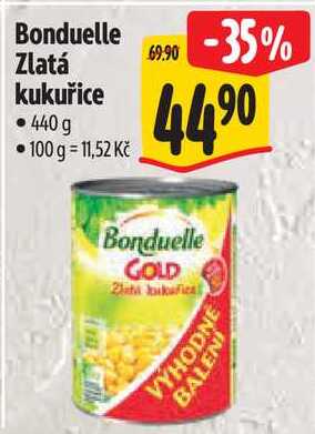 Bonduelle Zlatá kukuřice, 440 g 
