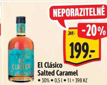 El Clásico Salted Caramel, 0,5 l