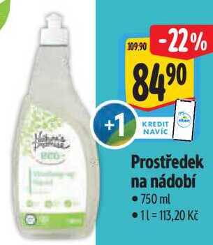 Prostředek na nádobí, 750 ml 
