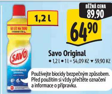 Savo Original, 1,2 l