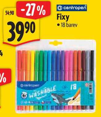 Fixy, 18 barev