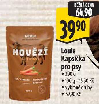 Louie Kapsička pro psy, 300 g