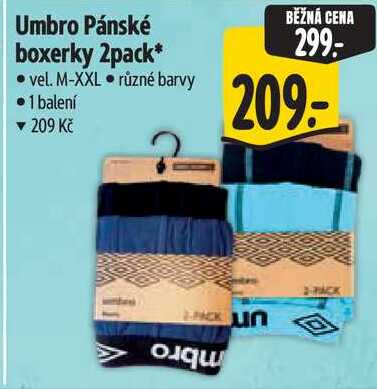 Umbro Pánské boxerky 2pack