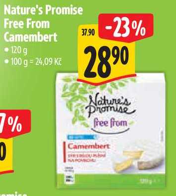 Nature's Promise Free From Camembert, 120 g