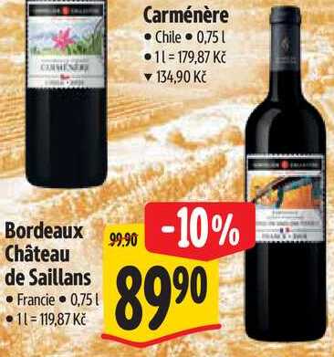 Bordeaux Château de Saillans, 0,75 l
