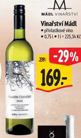 Vinařství Mádl, 0,75 l