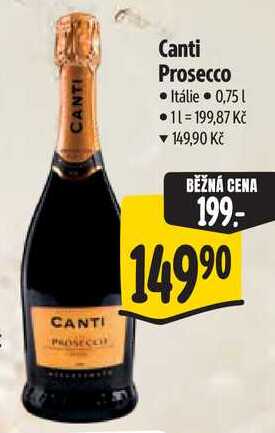Canti Prosecco, 0,75 l