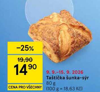 Taštička šunka-sýr, 80 g 