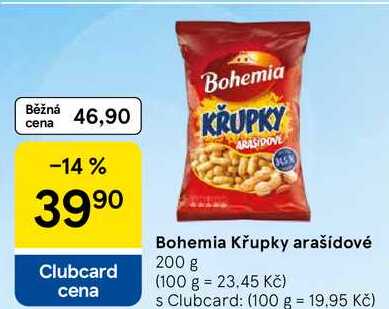 Bohemia Křupky arašídové, 200 g