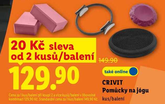 CRIVIT Pomůcky na jógu 