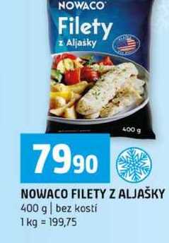 NOWACO FILETY Z ALJAŠKY 400 g bez kostí