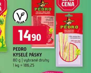 PEDRO KYSELÉ PÁSKY 80 g vybrané druhy
