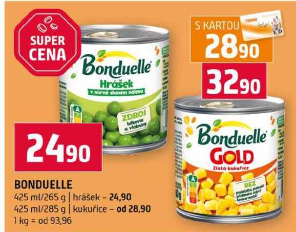 BONDUELLE 425 ml 285 g kukuřice 