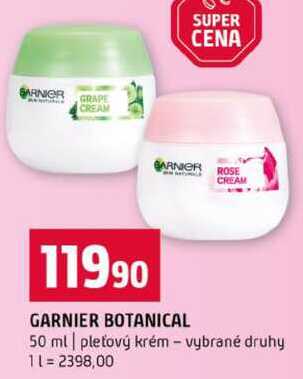 GARNIER BOTANICAL 50 ml pleťový krém vybrané druhy