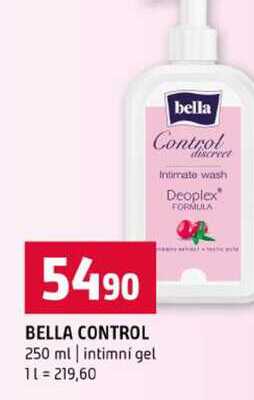 BELLA CONTROL 250 ml intimní gel