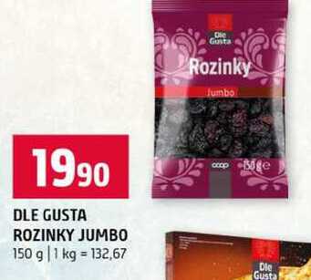 DLE GUSTA ROZINKY JUMBO 150 g