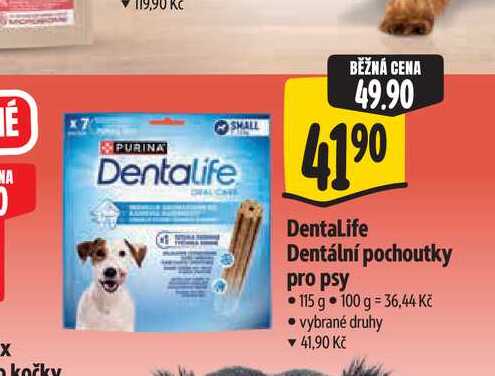 DentaLife Dentální pochoutky pro psy 115 g