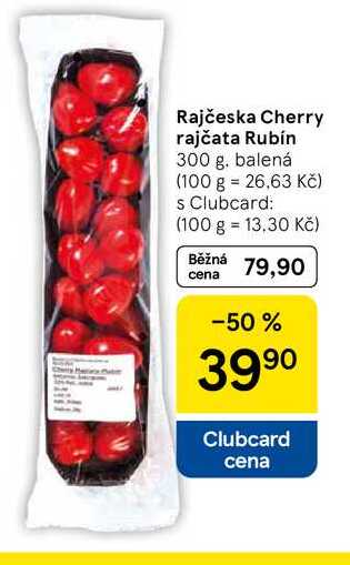 Rajčeska Cherry rajčata Rubín, 300 g  