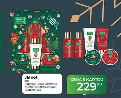 JB set (Sg100ml + Pěna 100ml +Bodylotion 60ml Peeling 60ml )