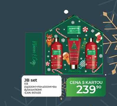 JB set (Sg 300ml+ pěna 300ml+bodylotion 190ml)