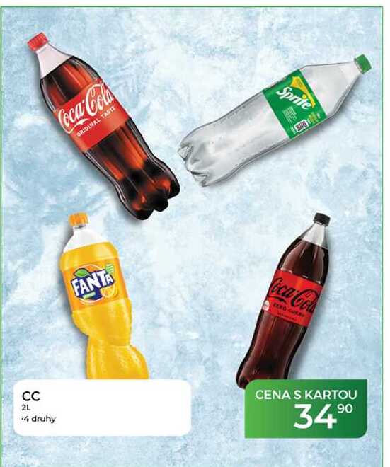 Coca-Cola 2l 4 druhy