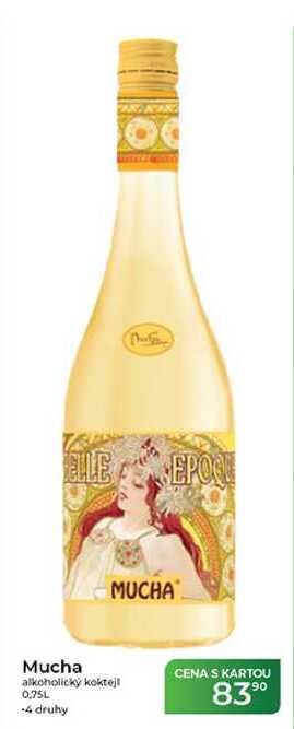 Mucha alkoholický koktejl 0,75l