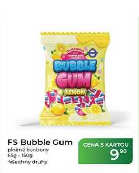 FS Bubble Gum plněné bonbony 65g-150g