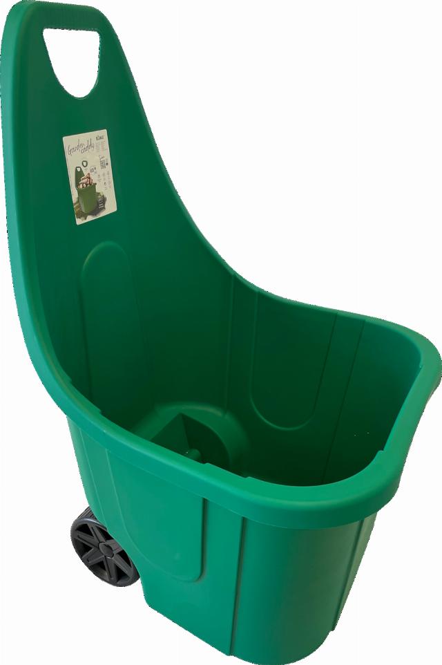 Zahradní vozík s kolečky objem: 60 l zelený