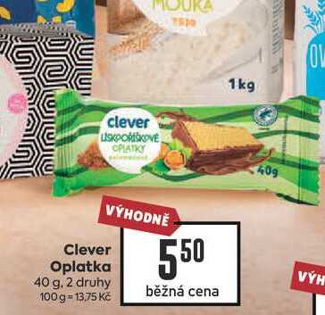 Clever Oplatka 40 g