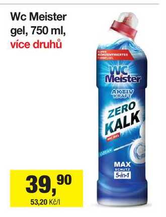 Wc Meister gel, 750 ml