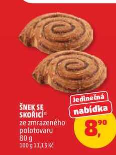 ŠNEK SE SKOŘICÍ, 80 g