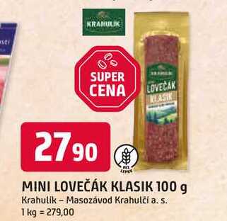 MINI LOVEČÁK KLASIK 100 g