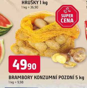 BRAMBORY KONZUMNÍ POZDNÍ 5 kg