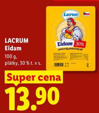 LACRUM Eidam, 100 g