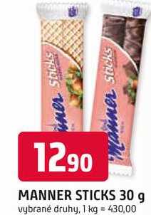 MANNER STICKS 30 g