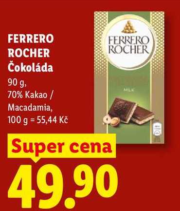 FERRERO ROCHER Čokoláda, 90 g