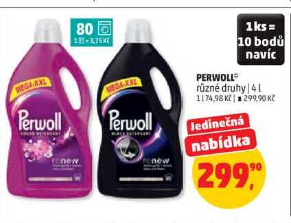 PERWOLL různé druhy, 4 l