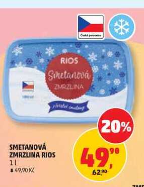 SMETANOVÁ ZMRZLINA RIOS, 1 l 