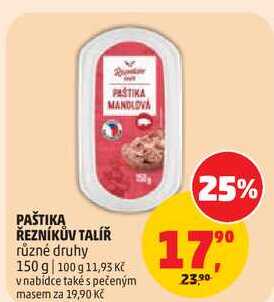 PAŠTIKA ŘEZNÍKŮV TALÍŘ různé druhy, 150 g  