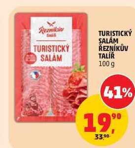 TURISTICKÝ SALÁM ŘEZNÍKŮV TALÍŘ, 100 g