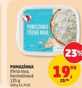POMAZÁNKA třená niva, 135 g