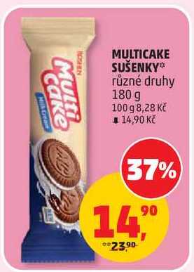 MULTICAKE SUŠENKY různé druhy, 180 g